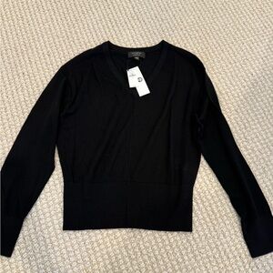 Banana Republic Black Merino Wool Sweater